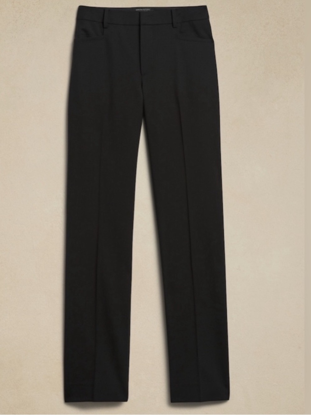 12 Long~Banana Republic Navy Wool Straight Leg Trousers   NWT   size 12 Long